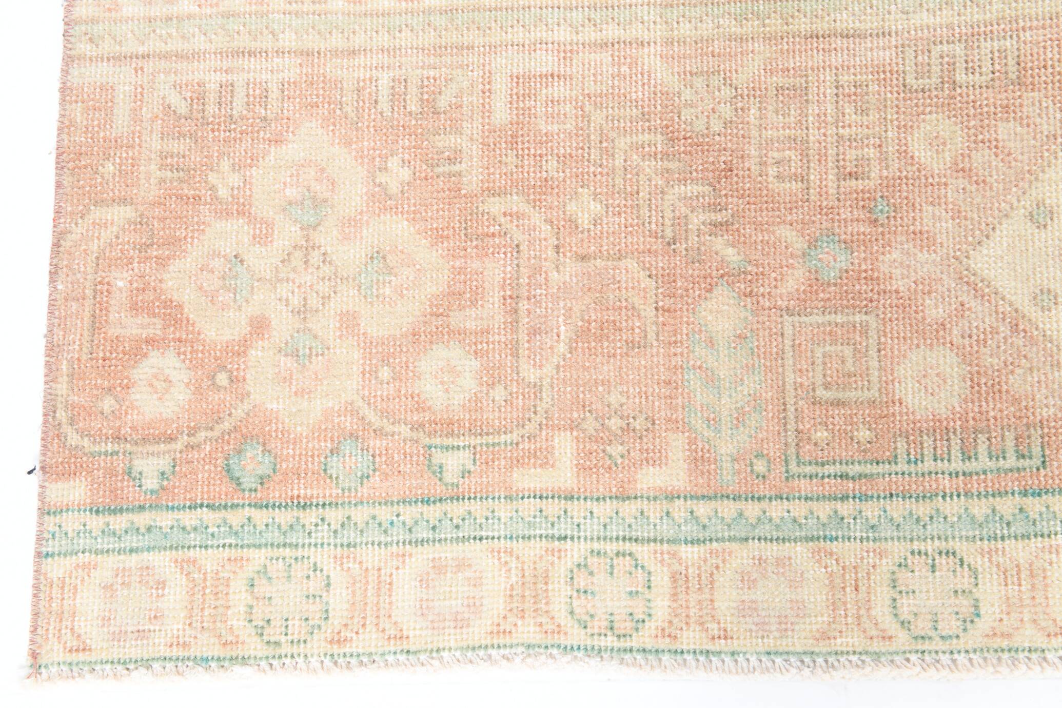 Shades Of Pale Pink Persian Runner Rug