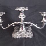 Candlestick in silver metal