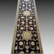 Tapis d'Orient Iran Naïn Laine Et Soie : 0.77 X 2.94 Mètres