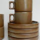 Tasses et soucoupes grès de Brenne