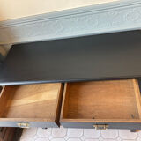 Art-deco period oak commodus