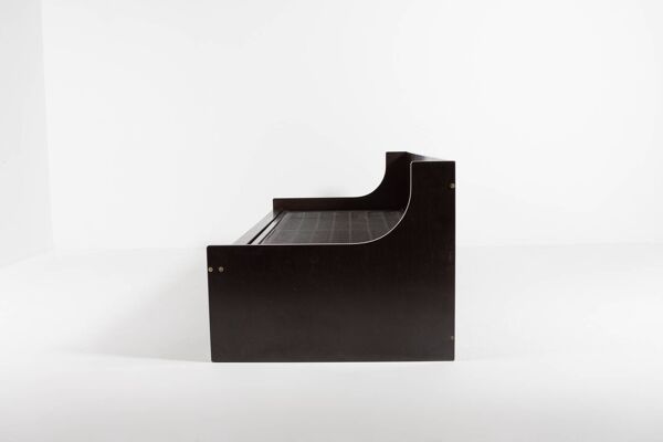 Cadre de lit simple La Permanente Mobili Cantu, Italie des années 1980
