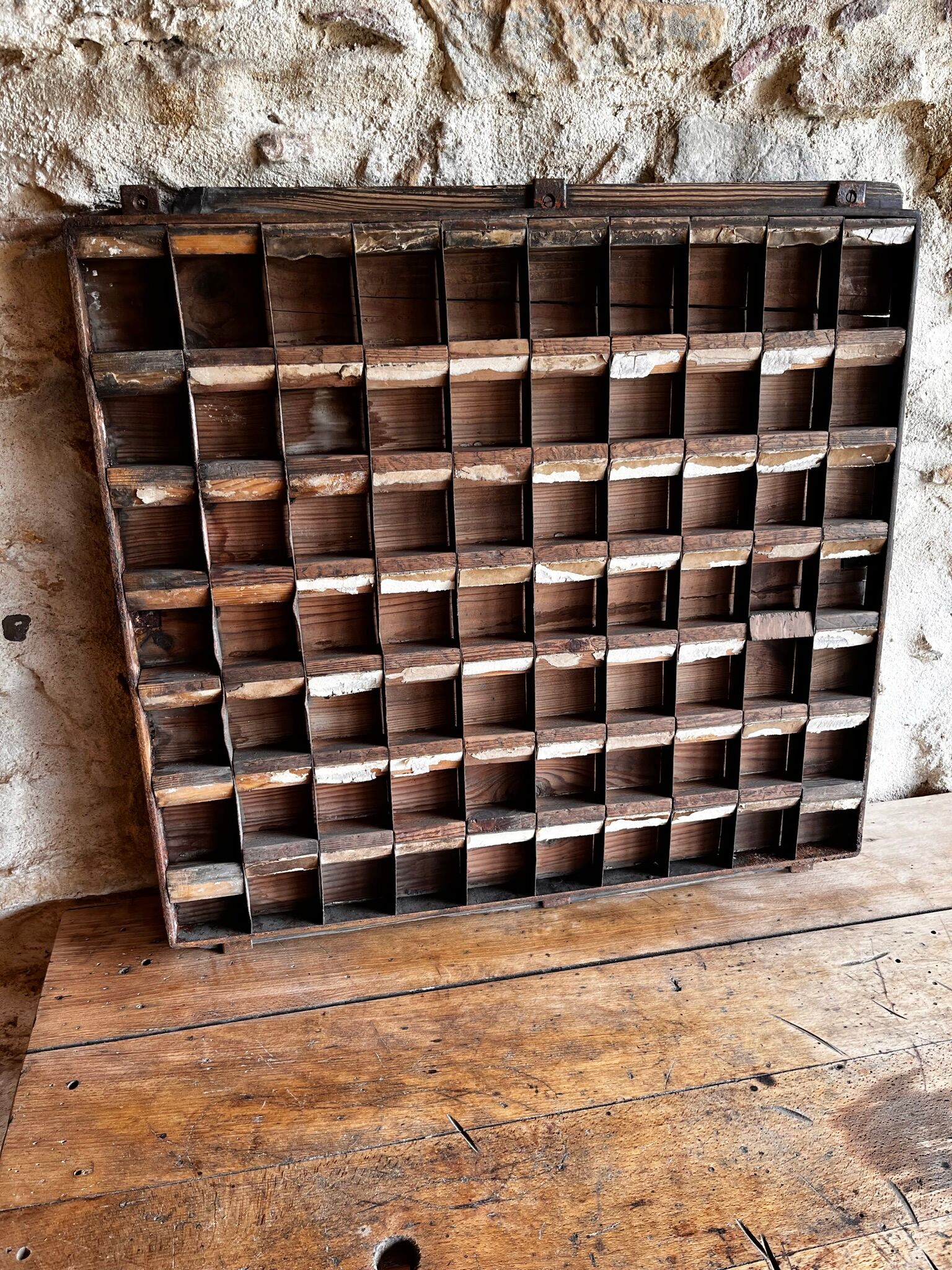 Metal and wood printing locker