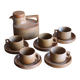 Tea or coffee service in stoneware – Brenne, Stoneware from France