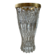 Vintage vase in chiseled Bohemian crystal from the 70s