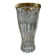 Vintage vase in chiseled Bohemian crystal from the 70s