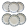 6 dessert plates, ironstone Sarreguemines U&C model Luchon