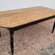 Louis Philippe style oval patinated bistro farm table - 1m90