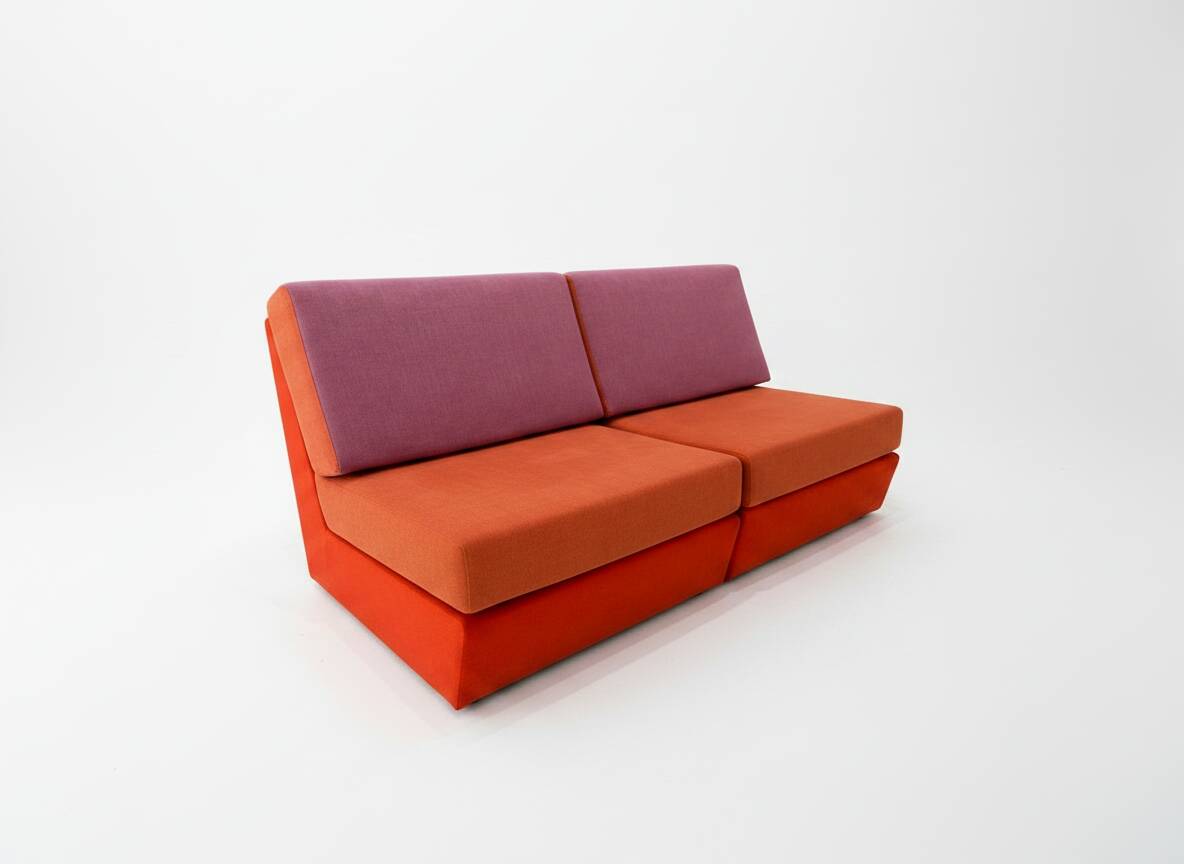 Tricolour armchair