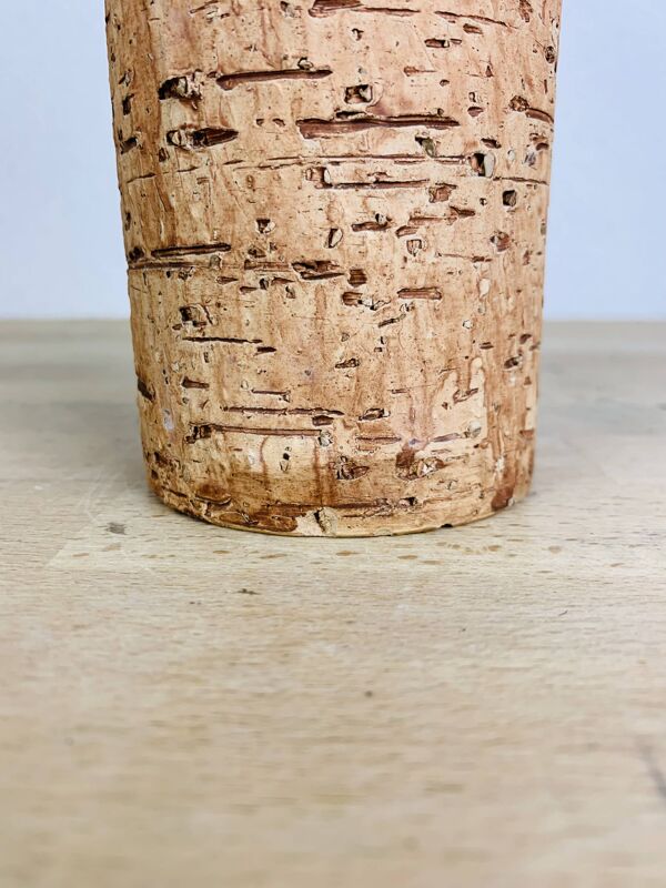 Trois vases rouleau grès vintage