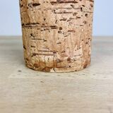 Trois vases rouleau grès vintage