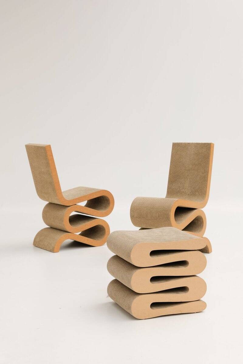 Chaise Edges Wiggle Vintage par Frank Gehry pour Vitra, 1990s