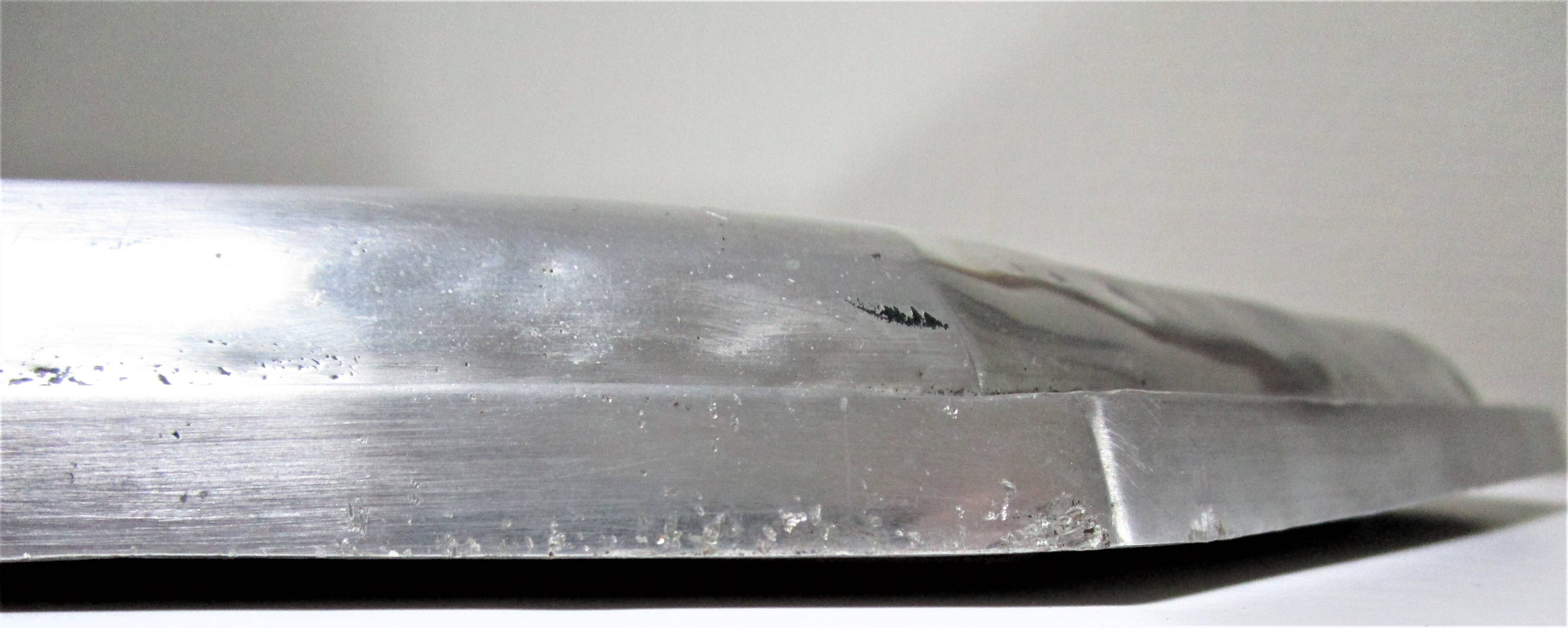 Octagonal metal mirror 70s design 48cmx55cm