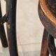 Rare set of 4 Jacob & Josef Kohn bistro chairs, bent wood, stamped 1900.