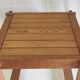 Solid wood side table - 70s