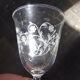 16 drinks wine, Tulip, glass shape transparent reasons silkscreens blueberries vintage 1950