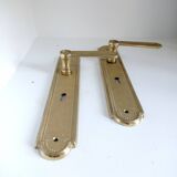 Pearlized contour door handles