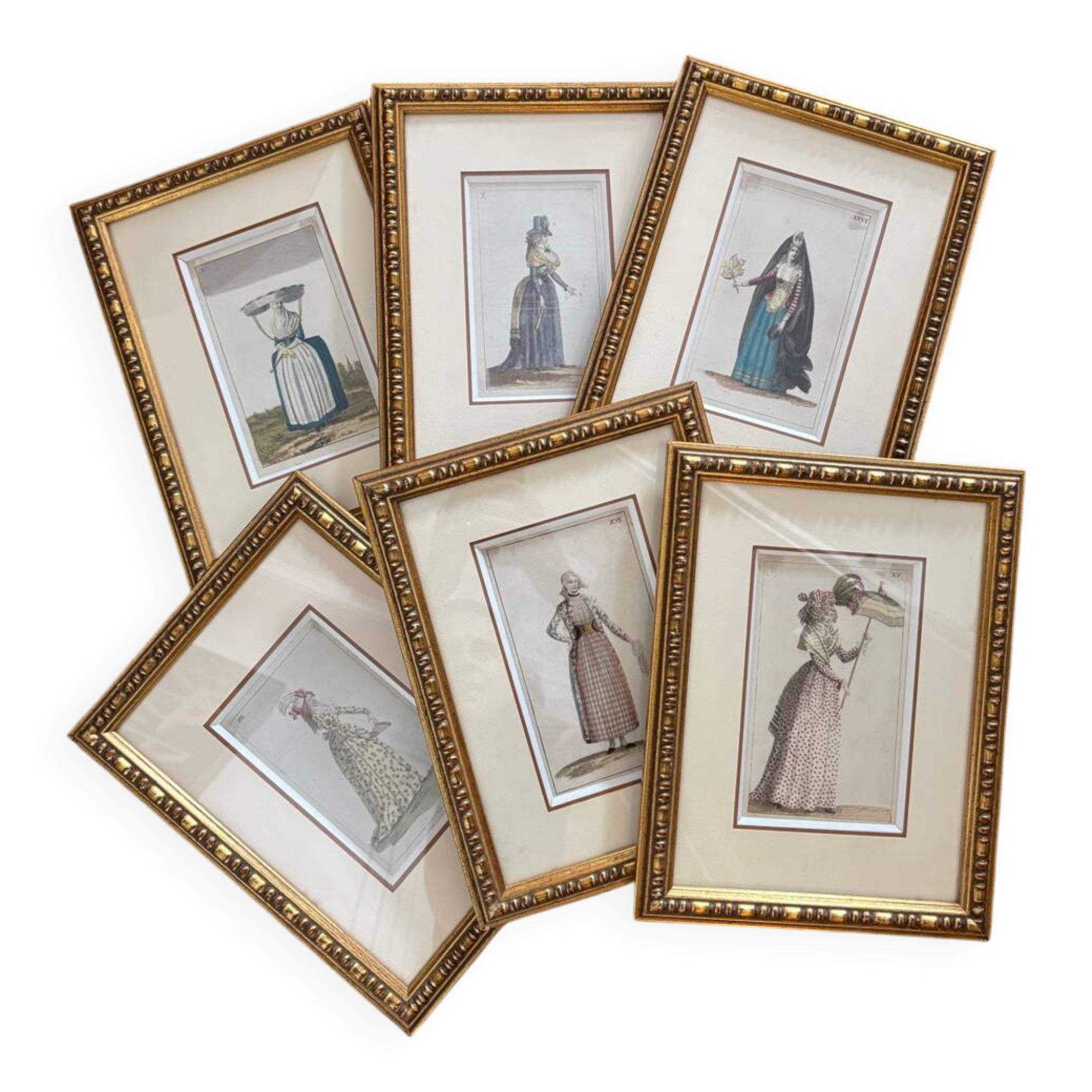 6 Costume engravings