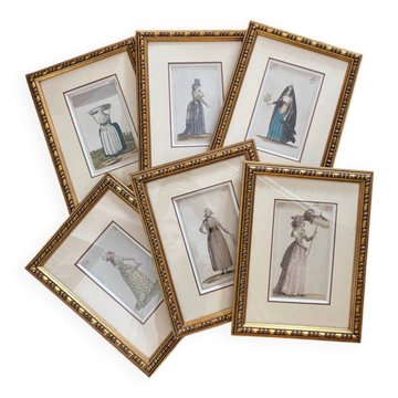 6 Costume engravings