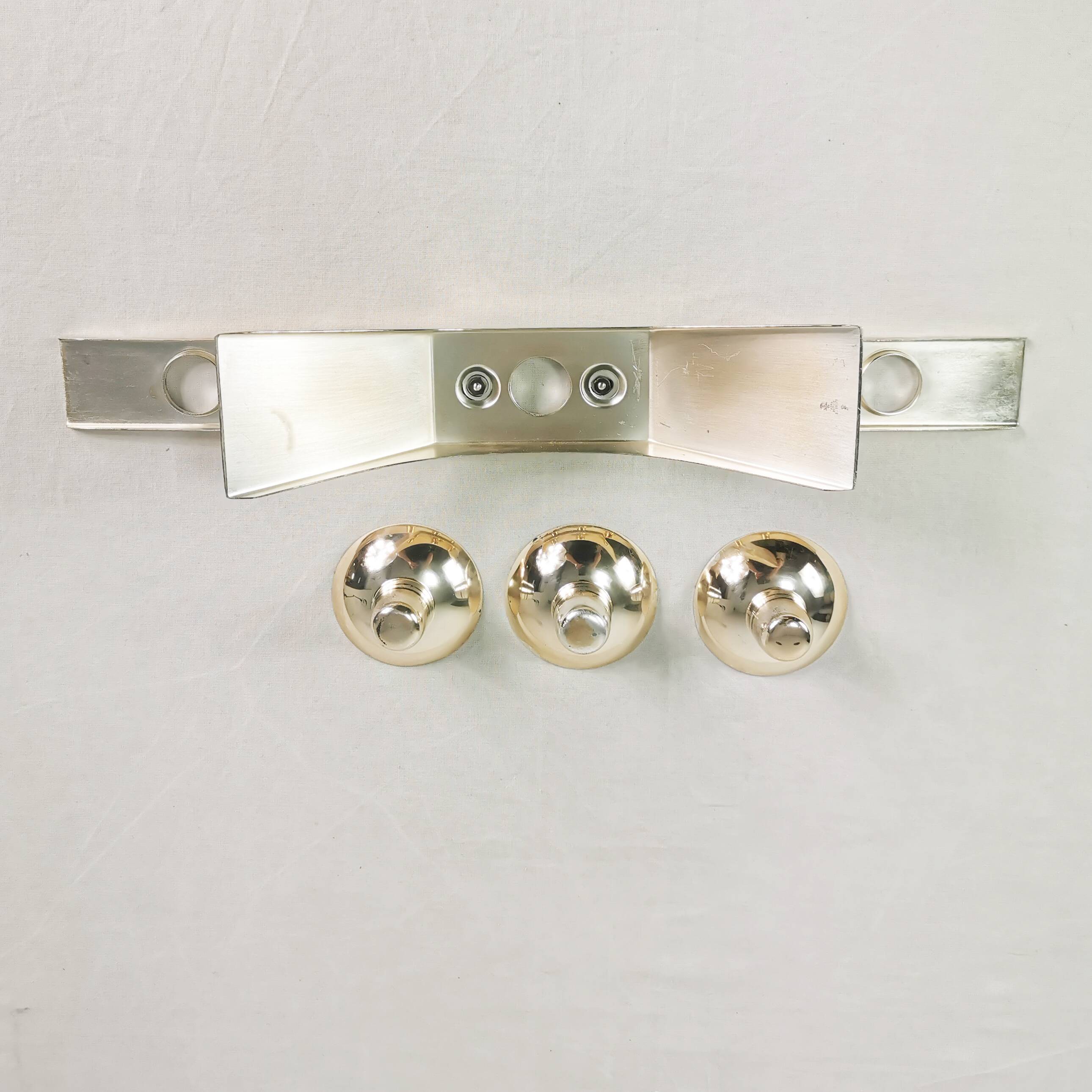 Modernistyczny świecznik WMF, proj. Kurt Radke, late 60.