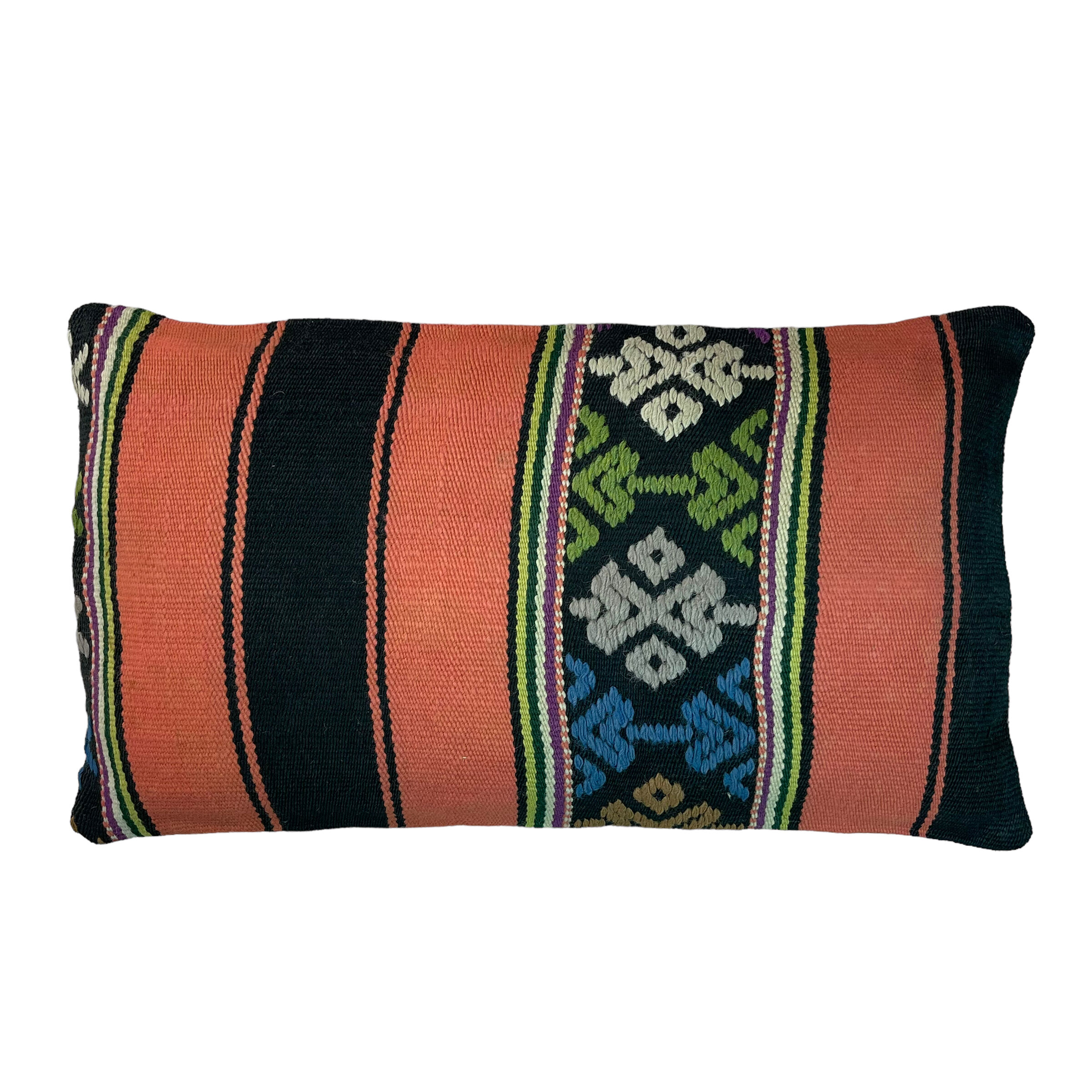 Vintage turkish handmade cushion cover , 30 x 50 cm