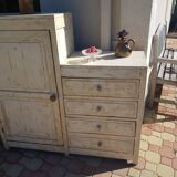 Asymmetrical vintage buffet