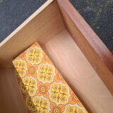 Carpenter's chest of drawers 1950 Louis XVI style