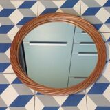 Round rattan mirror Ø40cm