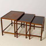 Ensemble de tables gigognes en teck de Kurt Østervig, Danemark, années 1960
