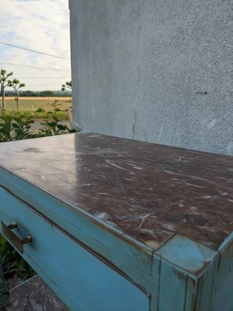 Unusual turquoise furniture