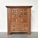 Commode bar en chêne des années 1950