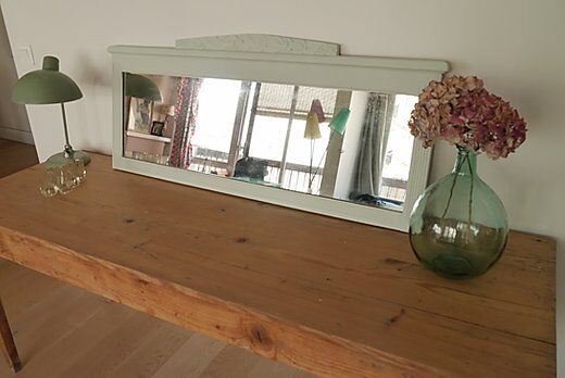 Mirror ancient art deco 117x50cm