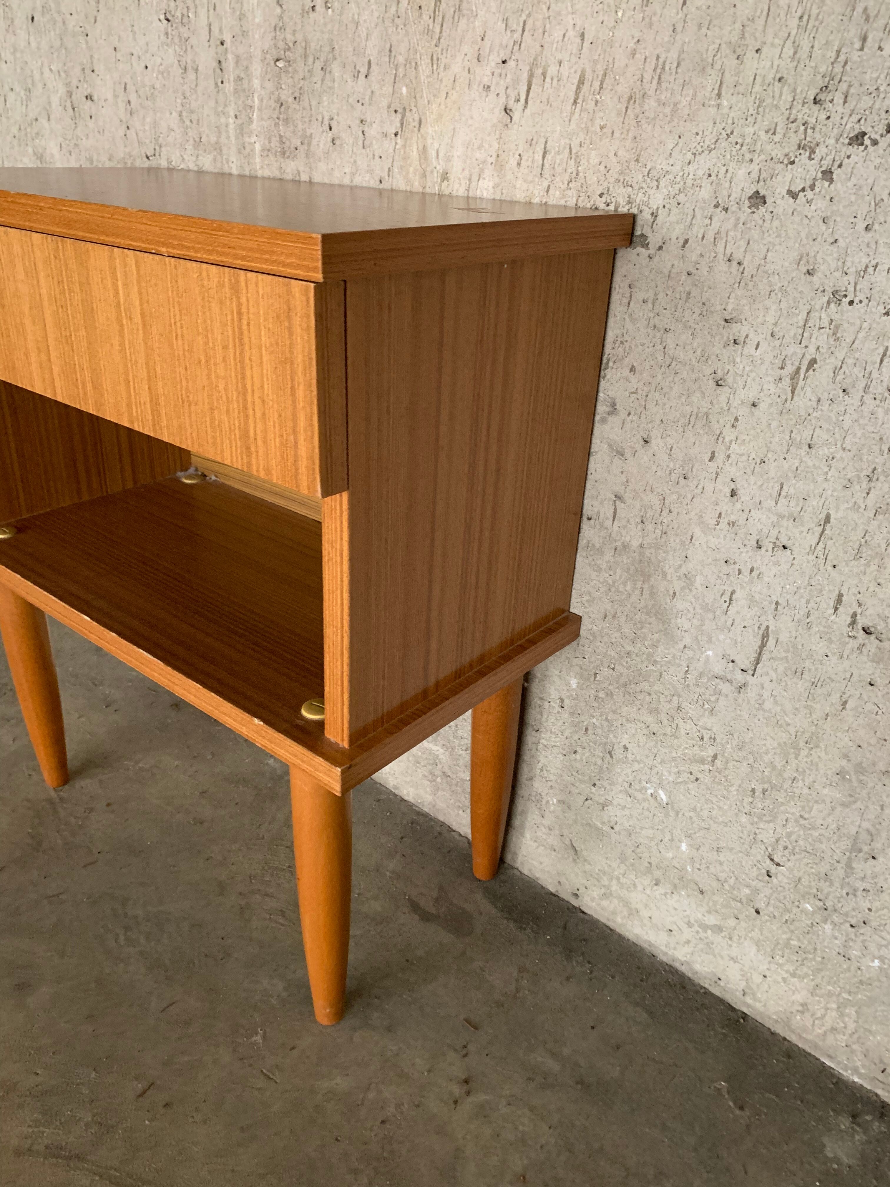 Vintage bedside table