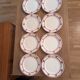 Eight Badonviller dinner plates