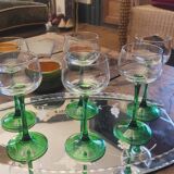 Glasses of white wine from Alsace