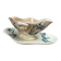 Saucière ancienne Gien Iris en terre de fer, fin XIXe siècle