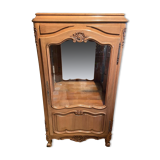 Vintage silver china cabinet display case