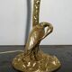 Palm lamp, brass heron 1960
