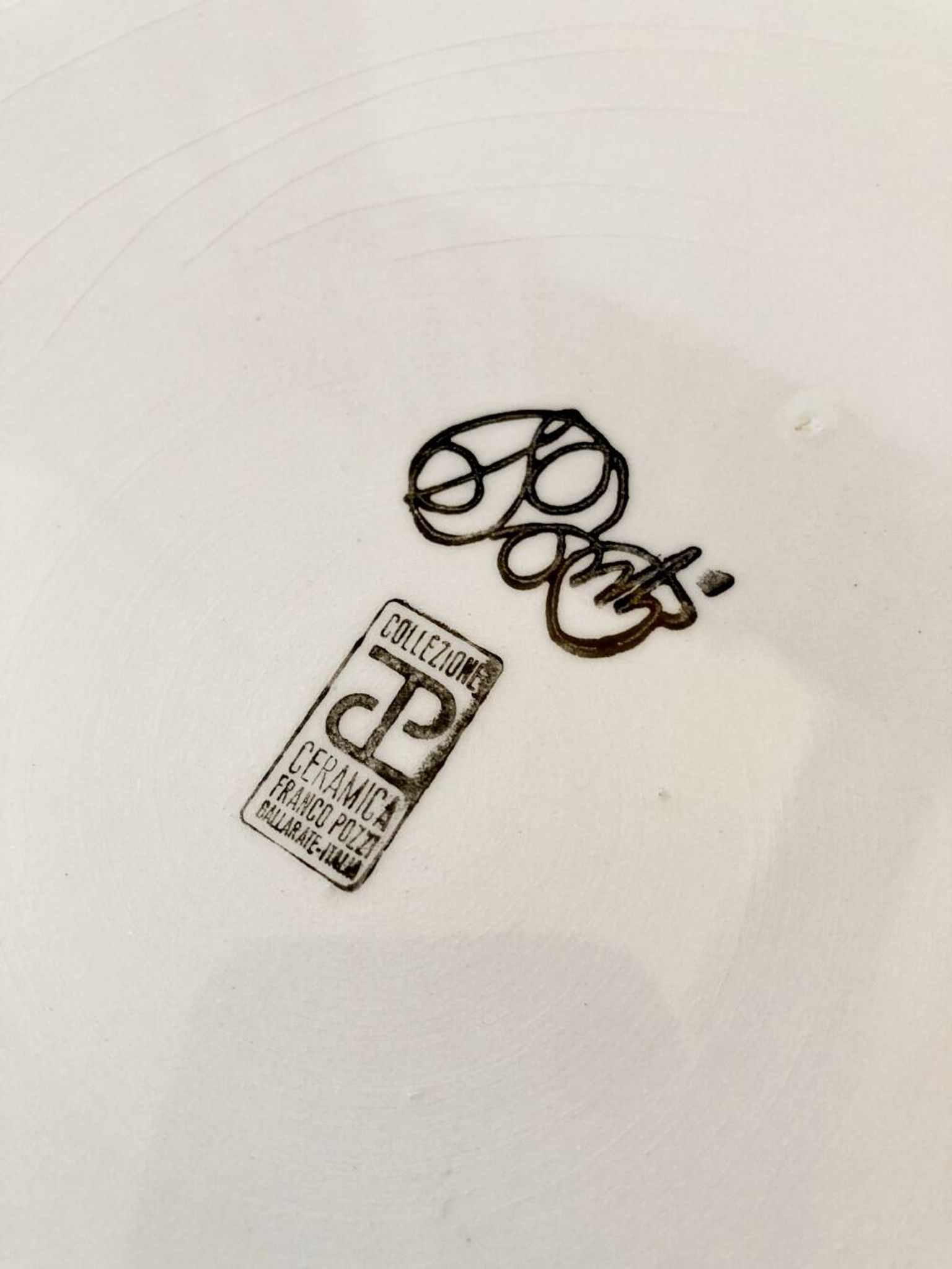 Assiette Gio Ponti pour Franco Pozzi, 1967