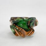 Bohemian Art Glass Bowl/Ashtray by Josef Hospodka, 1960's