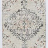 3x9 Cream Brown Persian Runner Rug, 88x272Cm