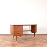 Mid-Century Organic Teak Desk from Sola Møbler, 1960s.
