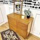 Commode vintage pieds compas