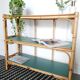 Vintage rattan shelf
