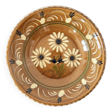 Large terracotta dish Alsace 1960