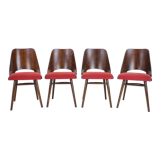 1960s Set of 4 Oswald Haerdtl Dining Chairs for Ton/Thonet, Czechoslovakia