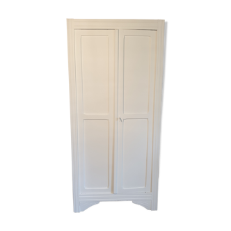 White parisian wardrobe in solid wood