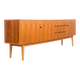 1960s walnut grand buffet, manufacturer Royal Sweden.