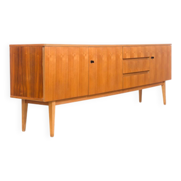 1960s walnut grand buffet, manufacturer Royal Sweden.