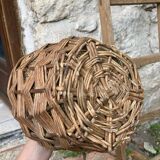 Vintage wicker demijohn